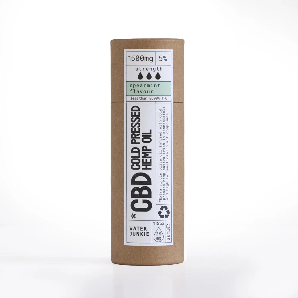 Packaging for Cold Pressed CBD Oil 1500mg