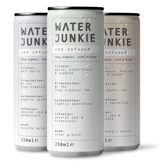 Water Junkie White Peach, Passionflower & Ginger x 12