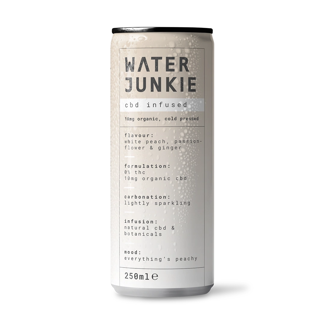 Water Junkie White Peach, Passionflower & Ginger x 12